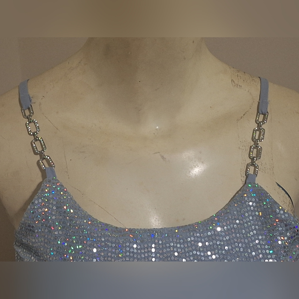 SPEECHLESS KIDS Girls Sky Color Sparkle Dress! - Picture 4 of 5